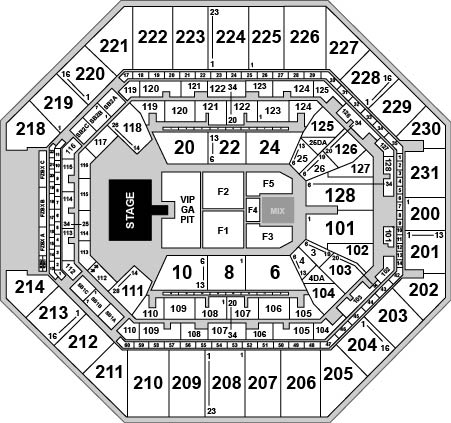 Frost Bank Center Venue Map