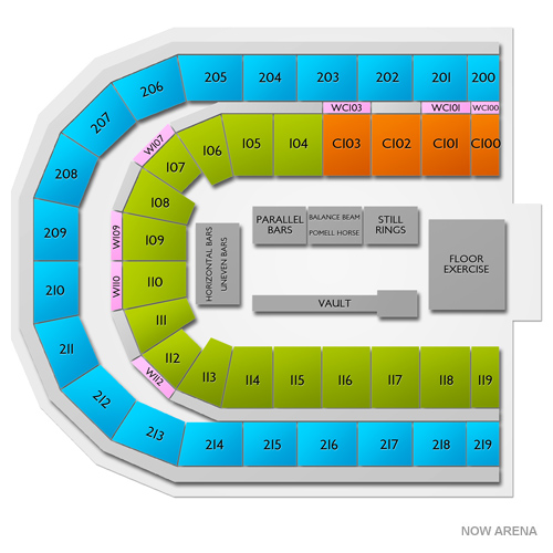 NOW Arena Venue Map