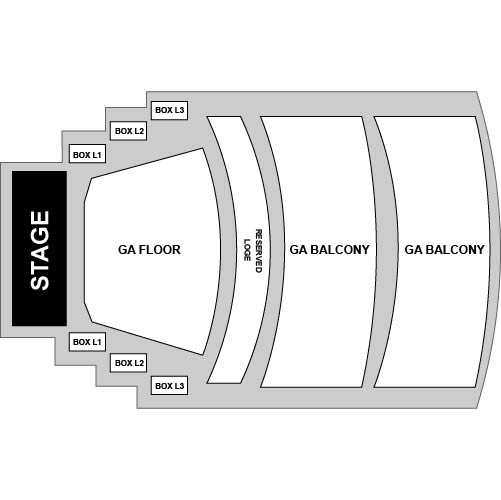 Riviera Theatre - IL Venue Map