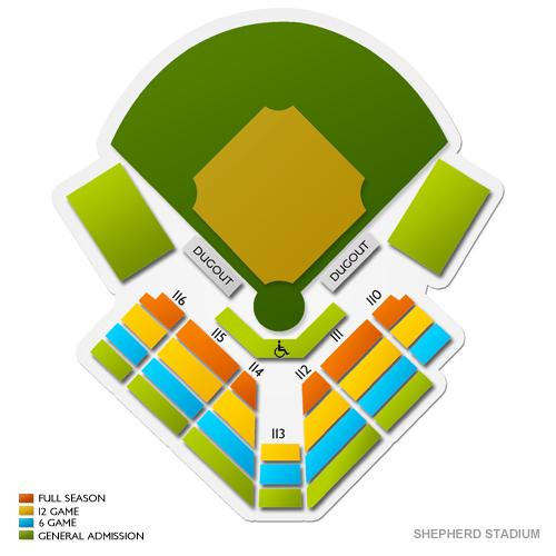 Shepherd Stadium Venue Map