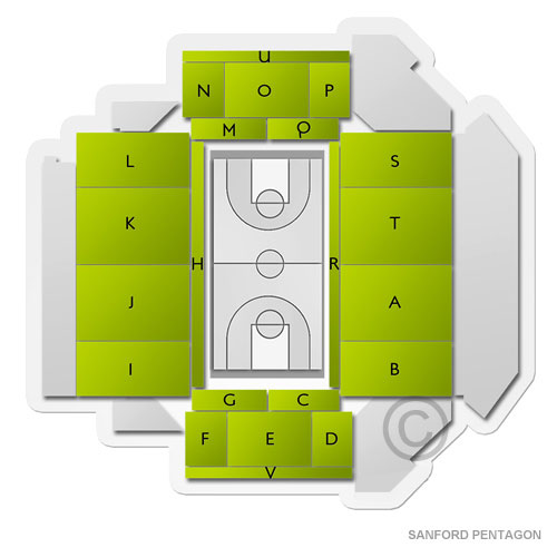 Sanford Pentagon Basketball Seating Chart