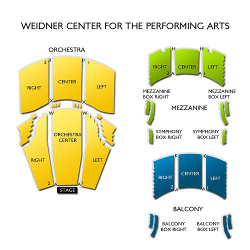 Weidner Center for the Performing Arts Tickets 4 Events On Sale Now