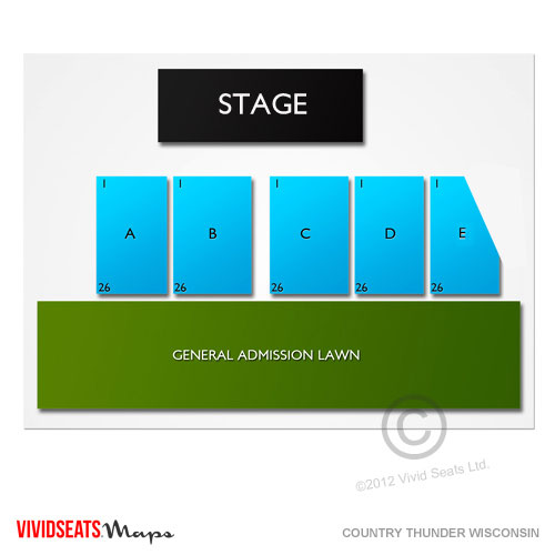 Country Thunder Seating Chart