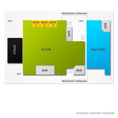 Phoenix Concert Theatre Toronto Seating Chart