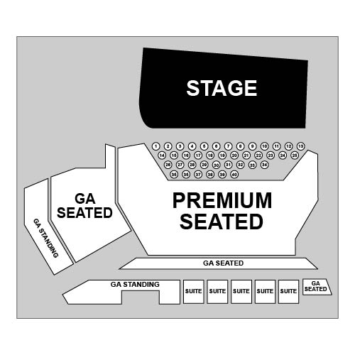 Longhorn Ballroom Venue Map