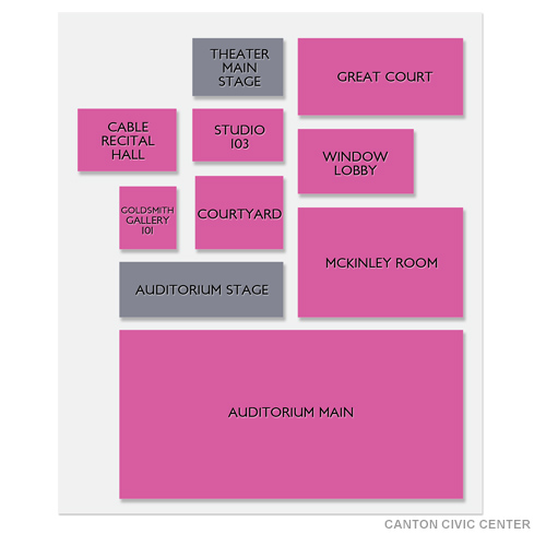 Canton Civic Center Venue Map