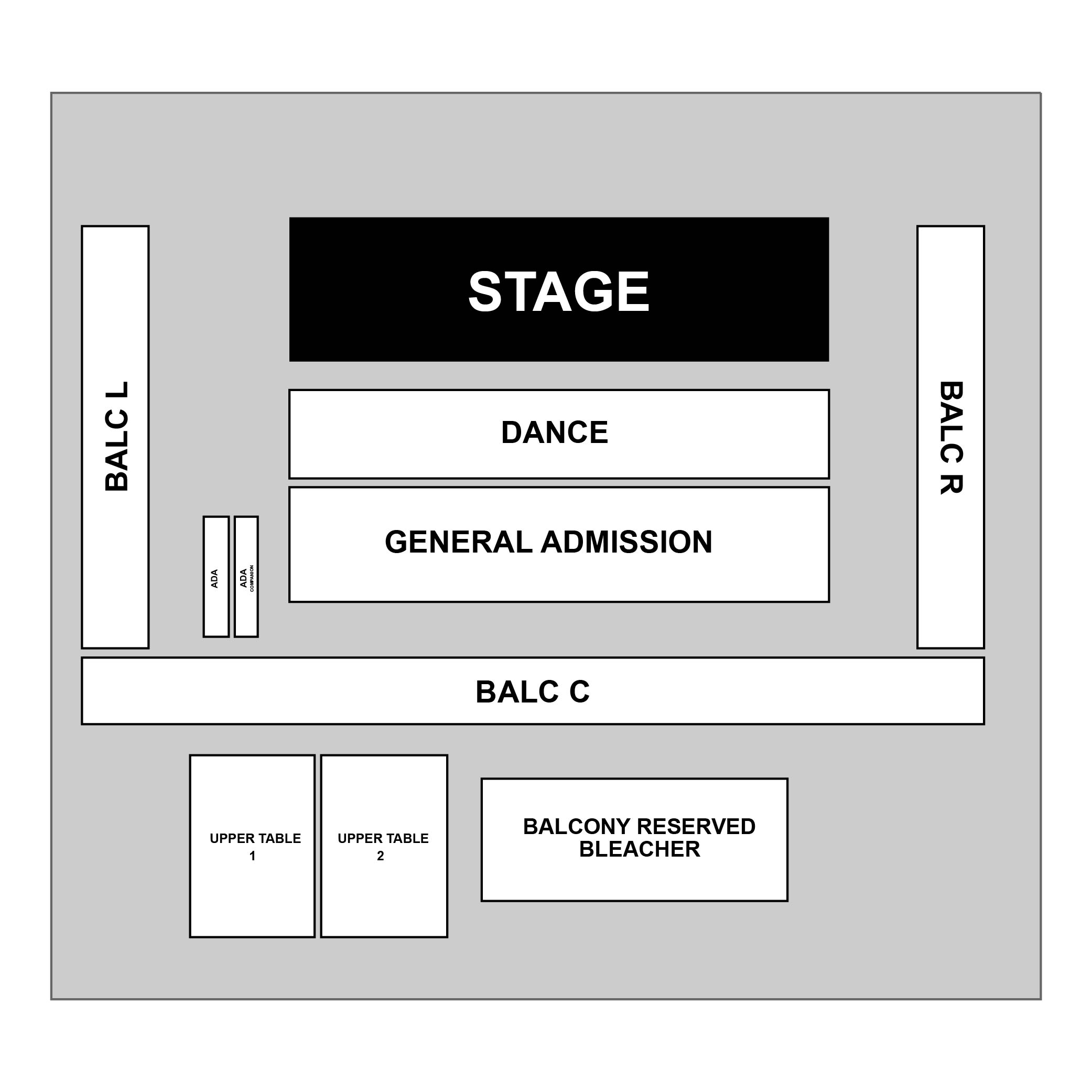 Knuckleheads Saloon Venue Map