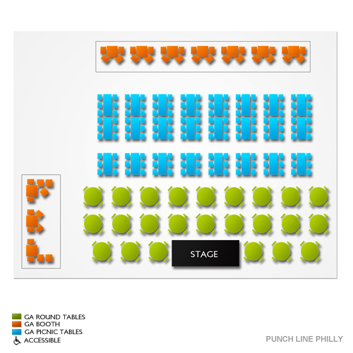 Punchline Philly Seating Chart