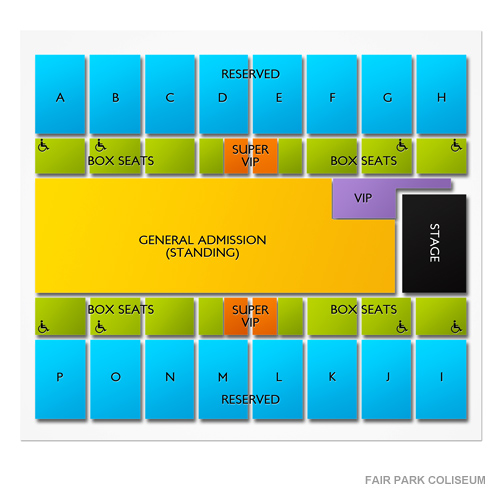 Fair Park Coliseum Seating Chart