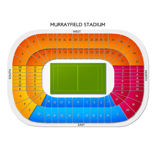 Scottish Gas Murrayfield Stadium Venue Map