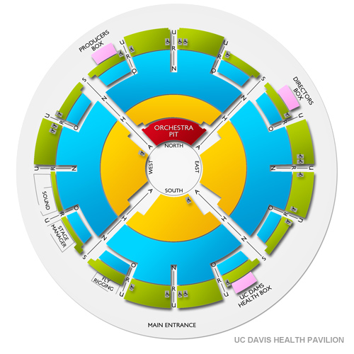 UC Davis Health Pavilion Venue Map