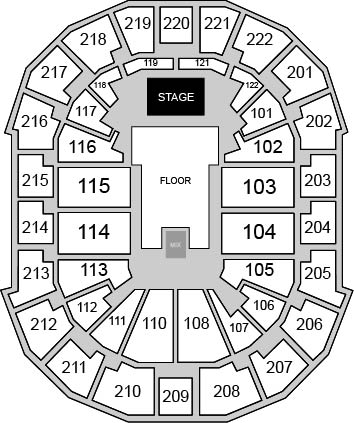 Chaifetz Arena Venue Map