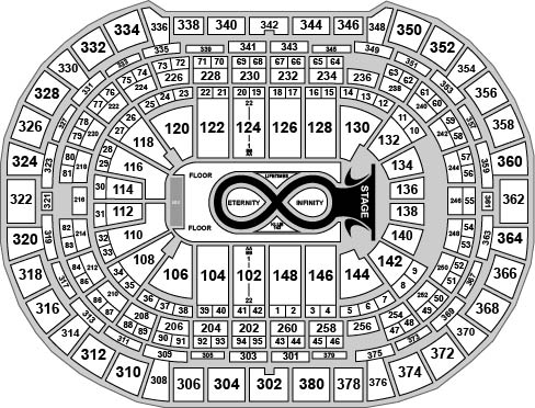 Ball Arena Venue Map