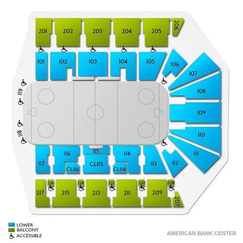 IceRays vs Lone Star  American Bank Center