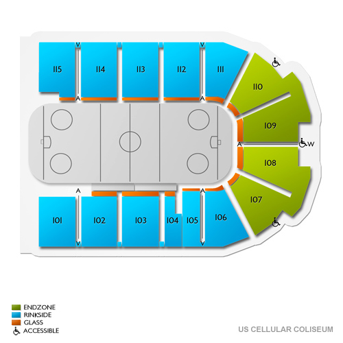 Grossinger Motors Arena Bloomington Il Seating Chart