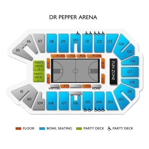 Dr Pepper Arena Circus Seating Chart