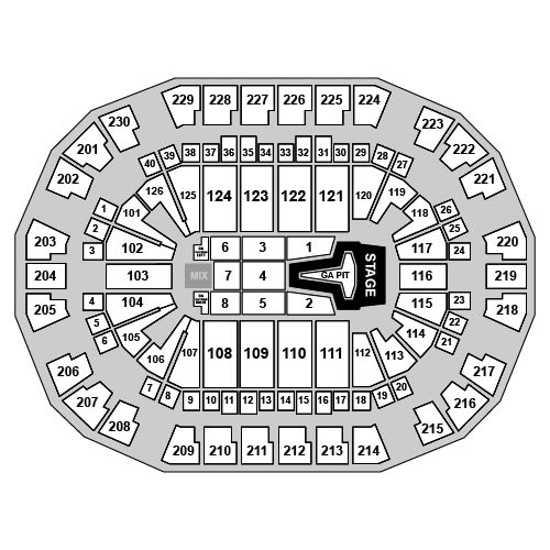 Save Mart Center Venue Map