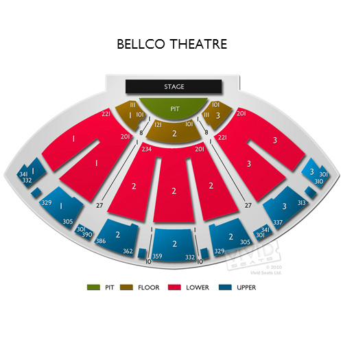 Bellco Theater Orchestra Seating Chart