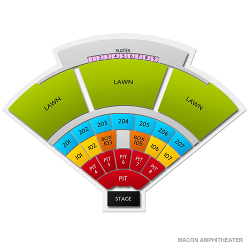 Atrium Health Amphitheater Venue Map