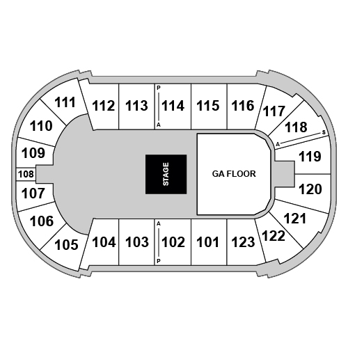 Payne Arena Venue Map
