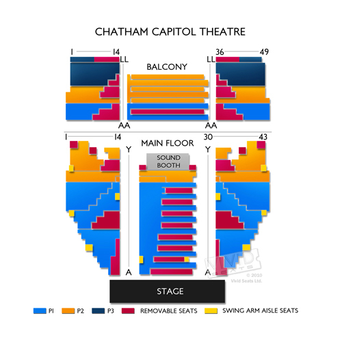 Capitol Theatre Moncton Seating Chart