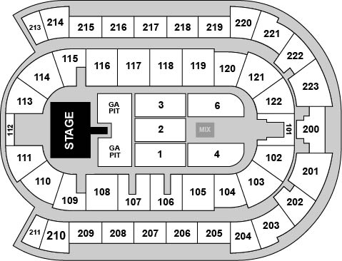 Brandt Centre Venue Map