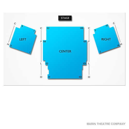 Marin Theatre Company Venue Map