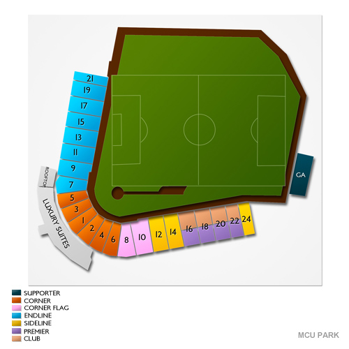 Maimonides Park Venue Map