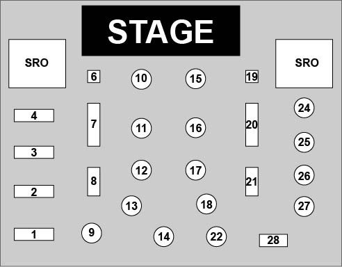 Hobart Art Theater Venue Map
