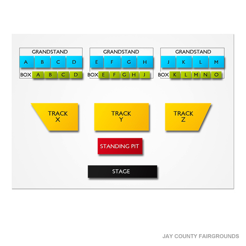 Jay County Fairgrounds Venue Map