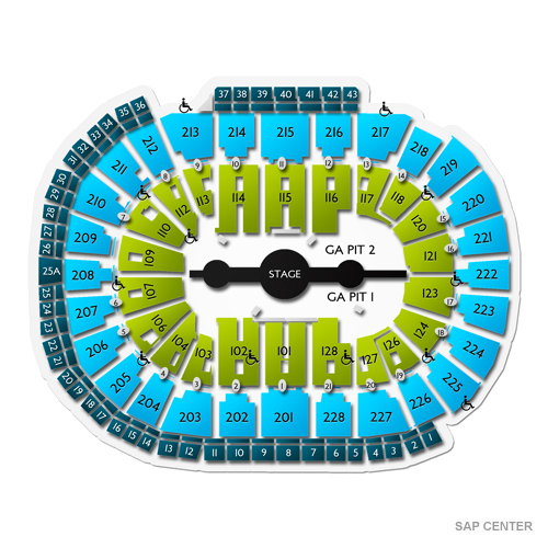 SAP Center Tickets | 18 Events On Sale Now | TicketCity