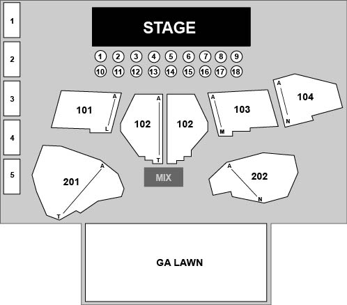 MAD Amphitheater Venue Map