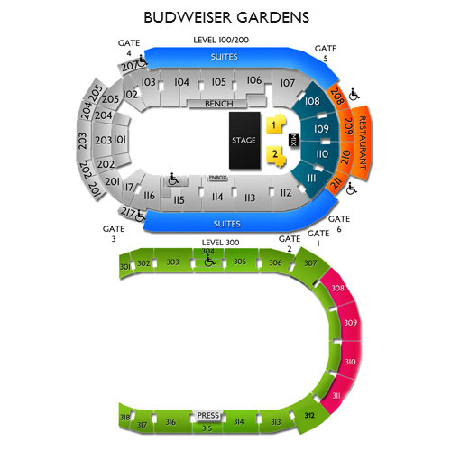 Canada Life Place Venue Map