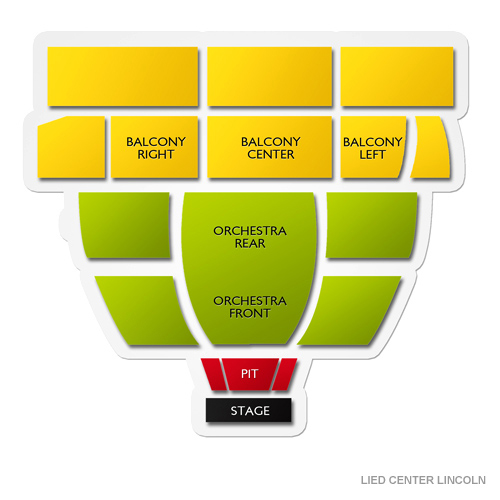 Lied Center Seating Chart Lincoln Nebraska