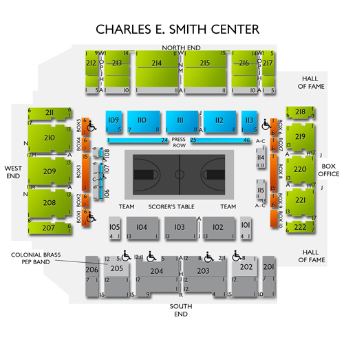 Smith Center Dc Seating Chart
