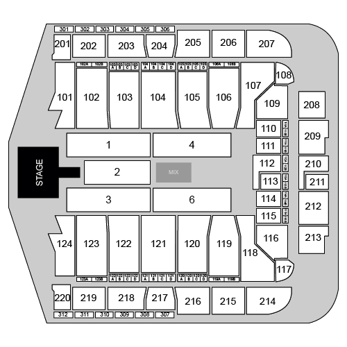 CFG Bank Arena Venue Map