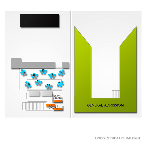 Lincoln Theatre Raleigh Venue Map