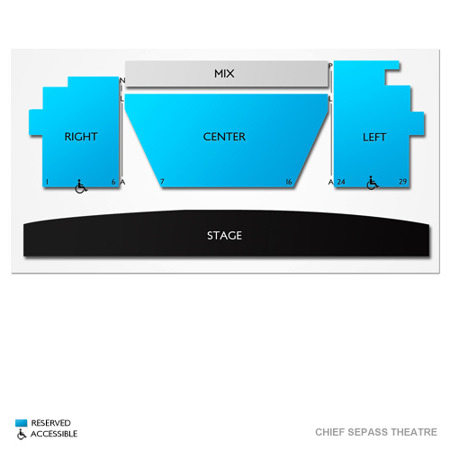Chief Sepass Theatre Venue Map