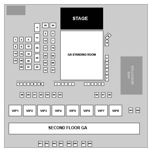 Legacy Hall Venue Map