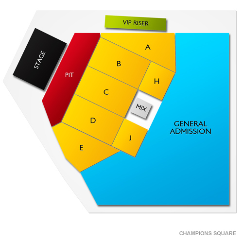 Champions Square Venue Map