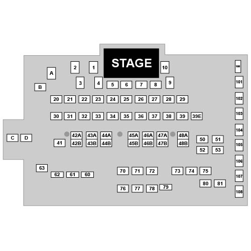 McCurdys Comedy Theatre Venue Map
