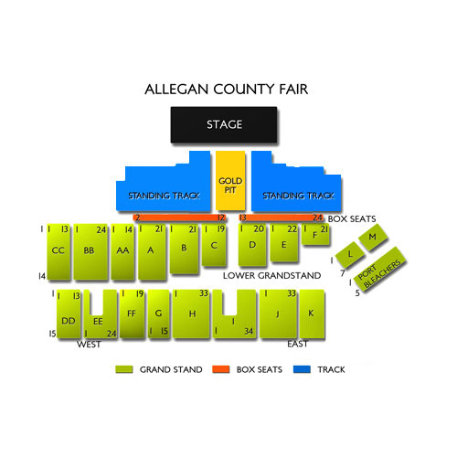 Allegany County Fair Seating Chart