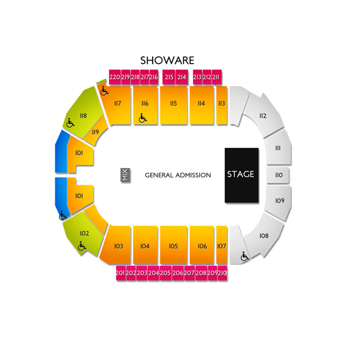 ShoWare Center Venue Map