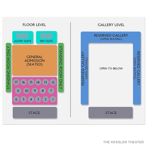 The Kessler Theater Venue Map