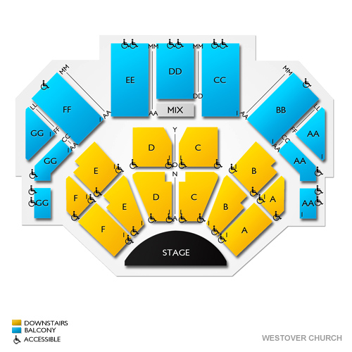 Westover Church Venue Map