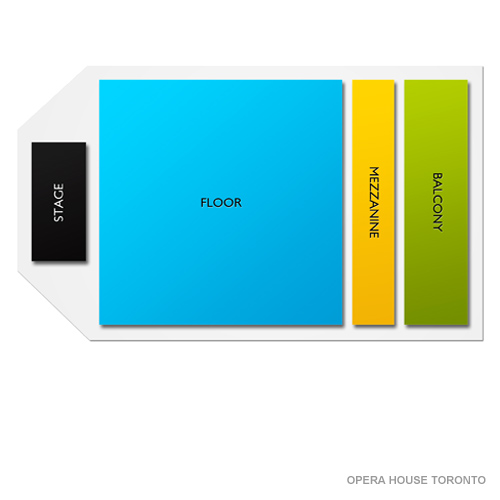 The Opera House Toronto Venue Map