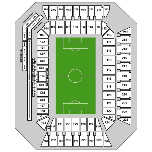 Geodis Park Venue Map