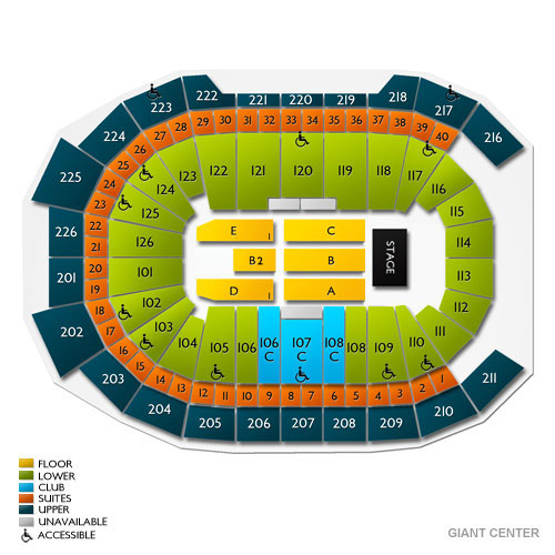 Giant Center Seating Chart Trans Siberian Orchestra