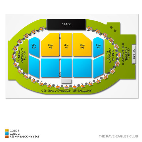 Eagles Seating Chart - Gallery Of Chart 2019