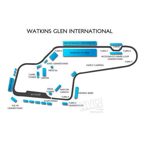 Watkins Glen International Tickets Watkins Glen International Seating